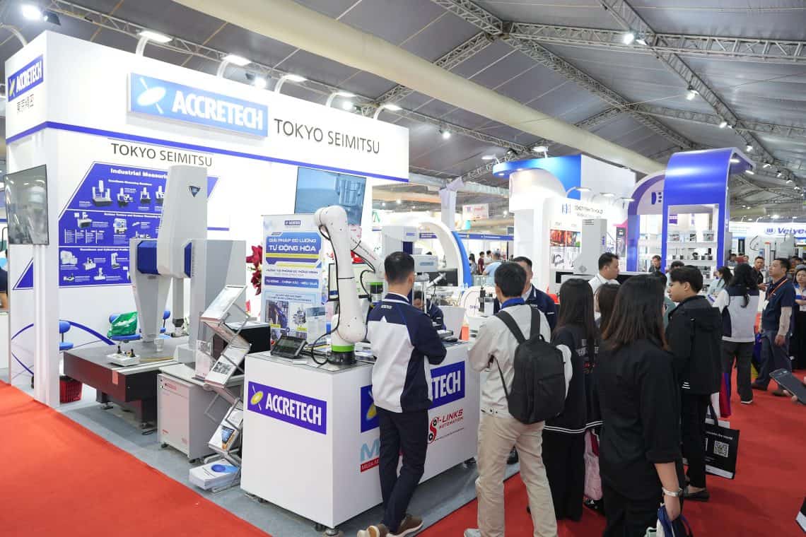 Toàn cảnh gian hành. Ảnh: Accretech Việt Nam