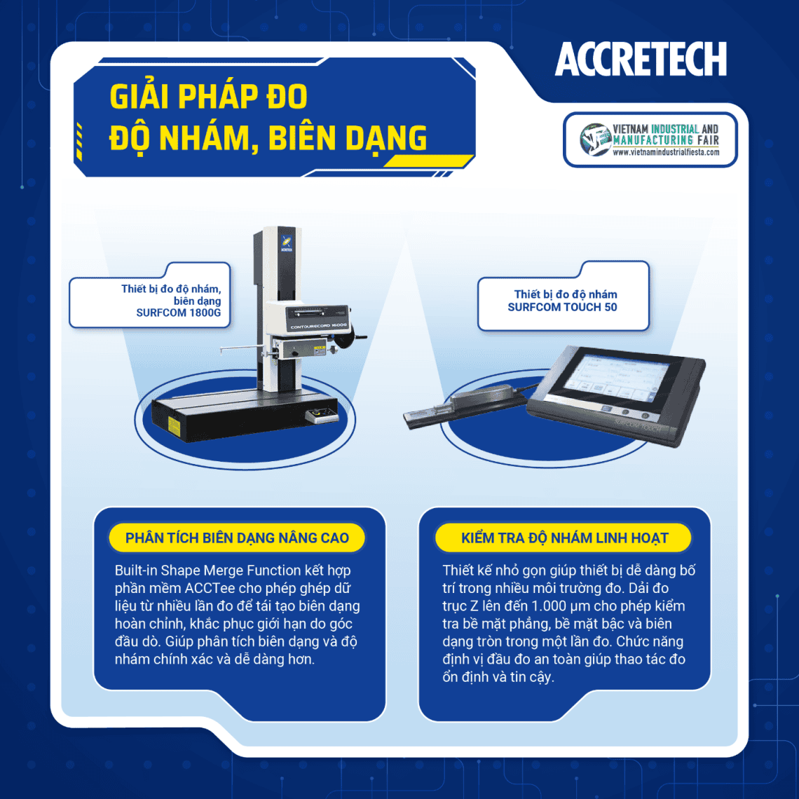 Thiết kế nhỏ gọn giúp thiết bị dễ dàng bố trí trong nhiều môi trường đo