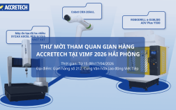 Thư mời tham quan gian hàng ACCRETECH tại VIMF 2026 Hải Phòng
