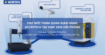 Thư mời tham quan gian hàng ACCRETECH tại VIMF 2026 Hải Phòng